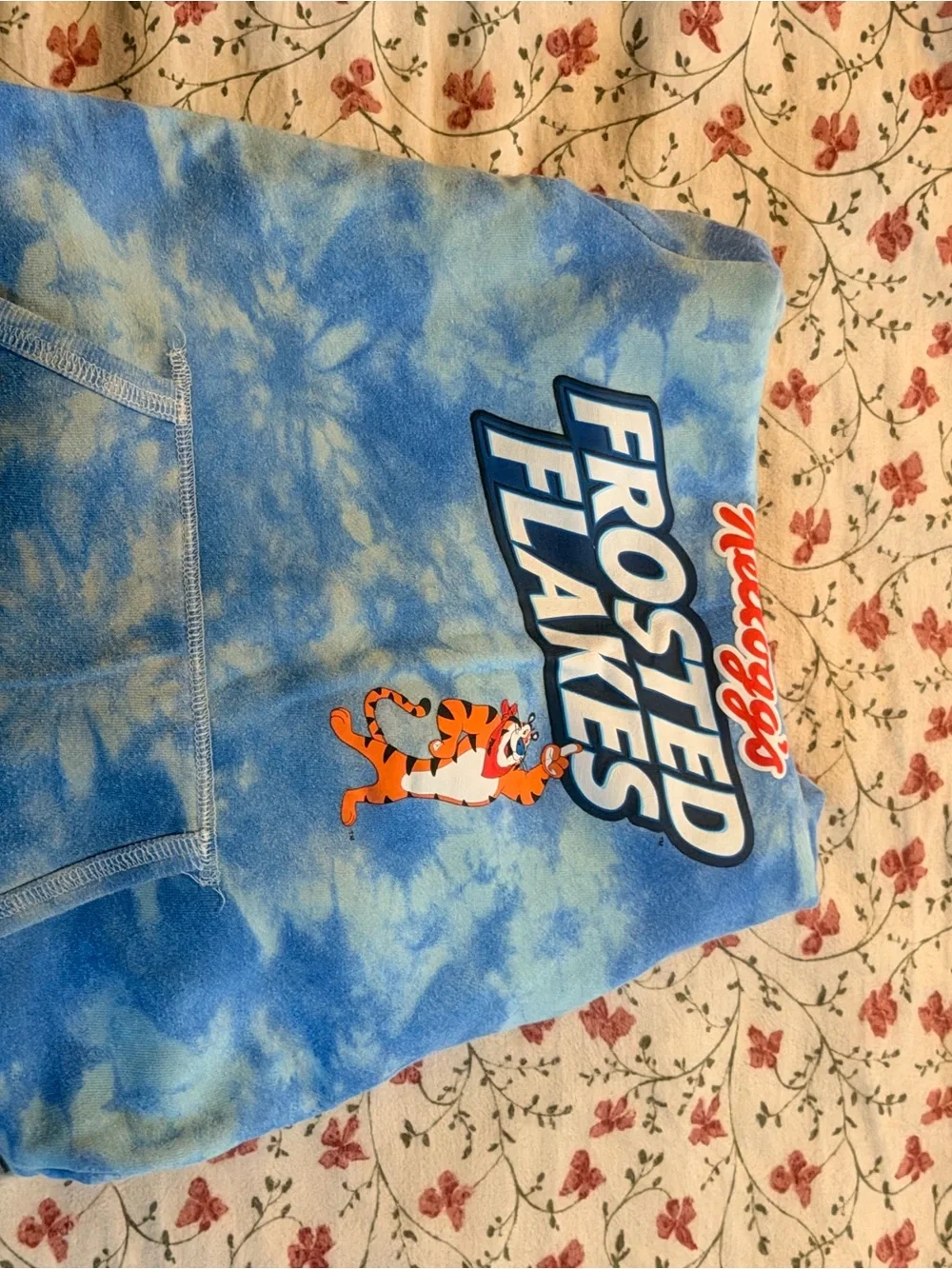 Justice Blue Tie-Dye Frosted Flakes Hoodie